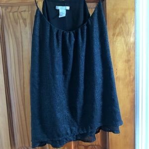H&M dark navy blouse
